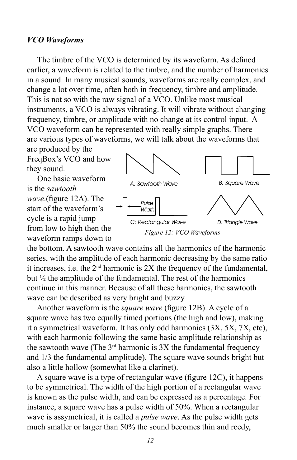 Moog Music MF-107 FreqBox User Manual | Page 12 / 28