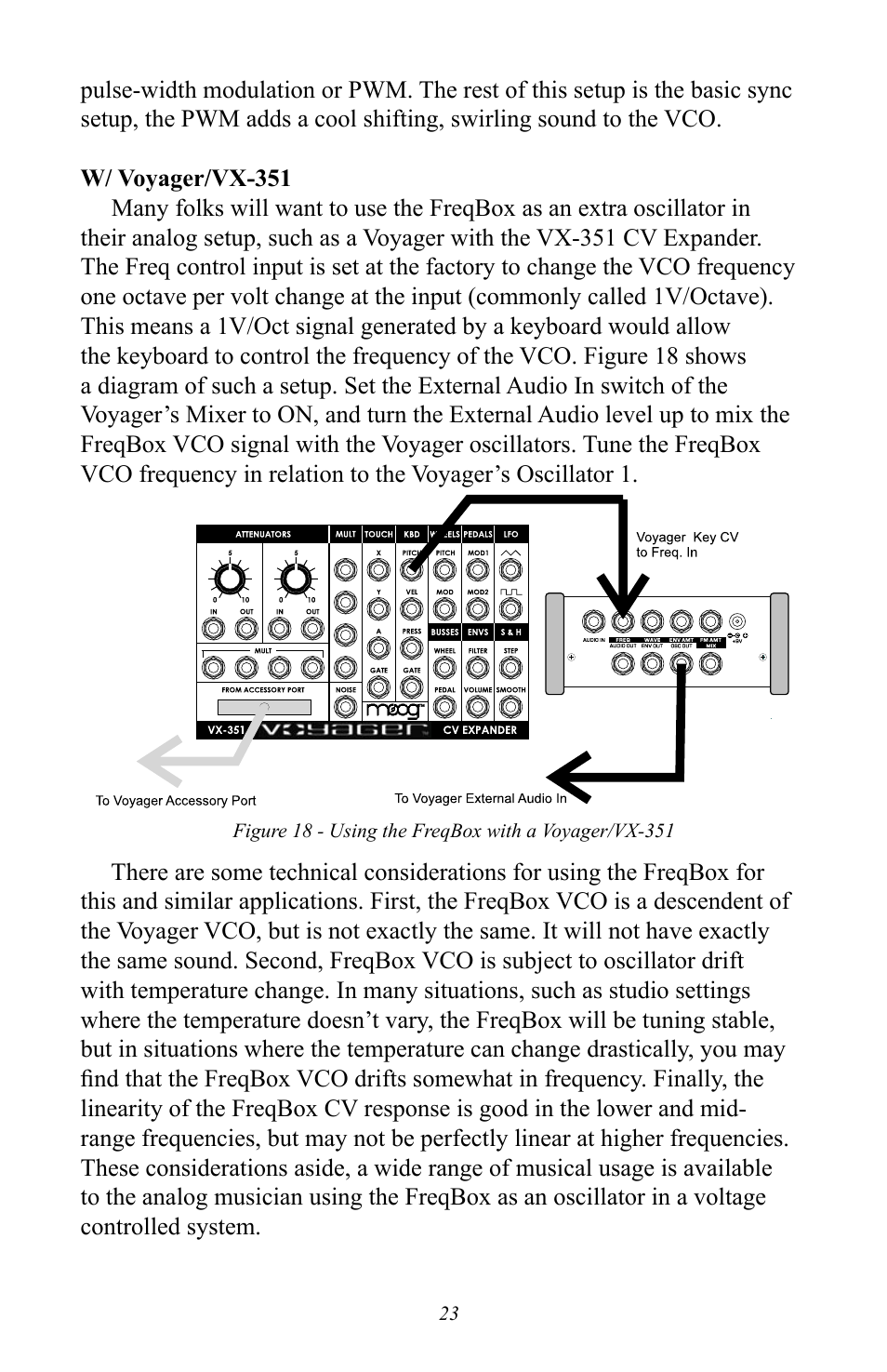 Moog Music MF-107 FreqBox User Manual | Page 23 / 28