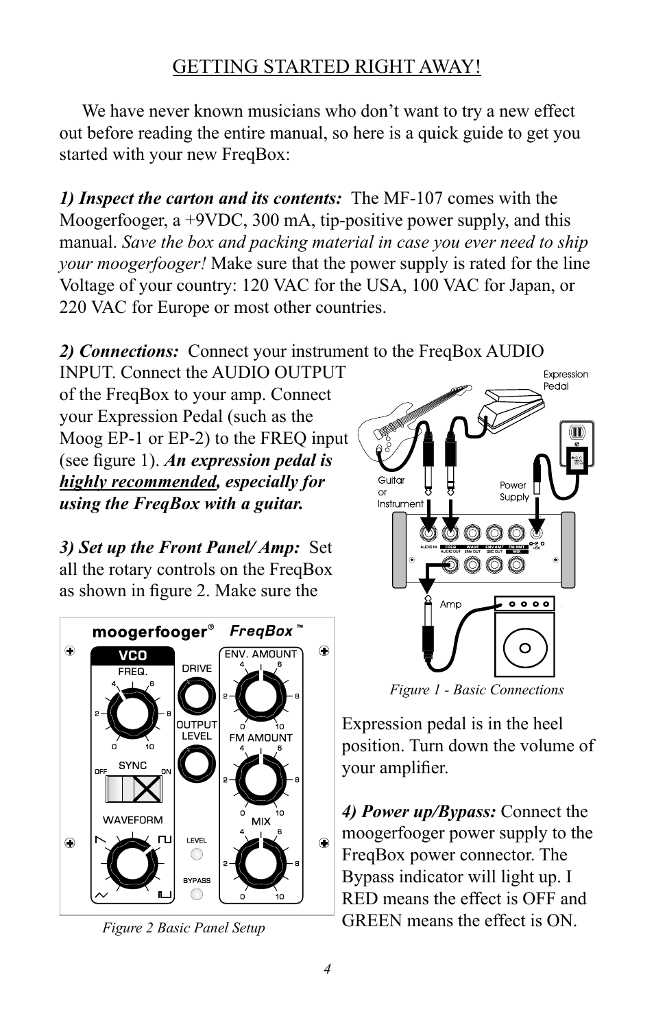 Moog Music MF-107 FreqBox User Manual | Page 4 / 28