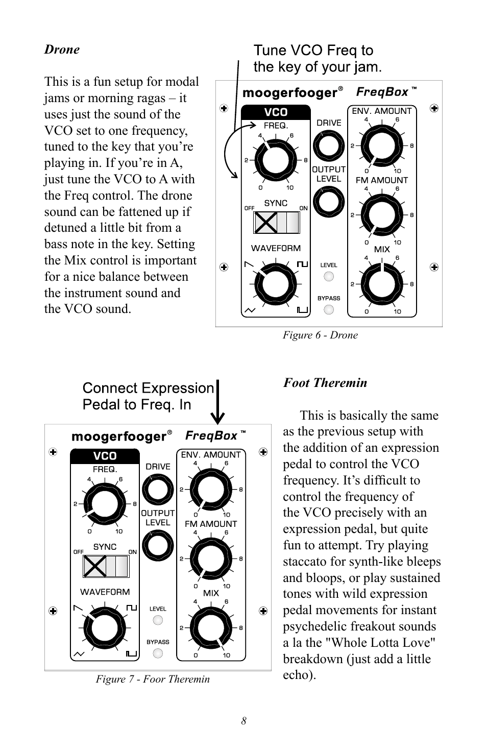 Moog Music MF-107 FreqBox User Manual | Page 8 / 28