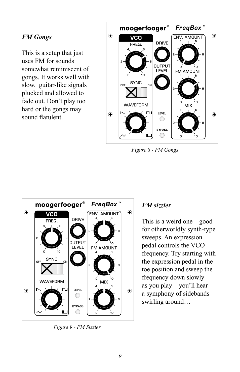 Moog Music MF-107 FreqBox User Manual | Page 9 / 28