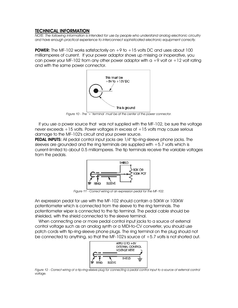 Moog Music MF-102 Ring Modulator User Manual | Page 12 / 15