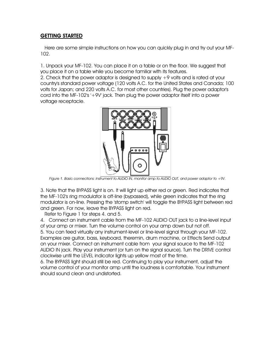Moog Music MF-102 Ring Modulator User Manual | Page 3 / 15