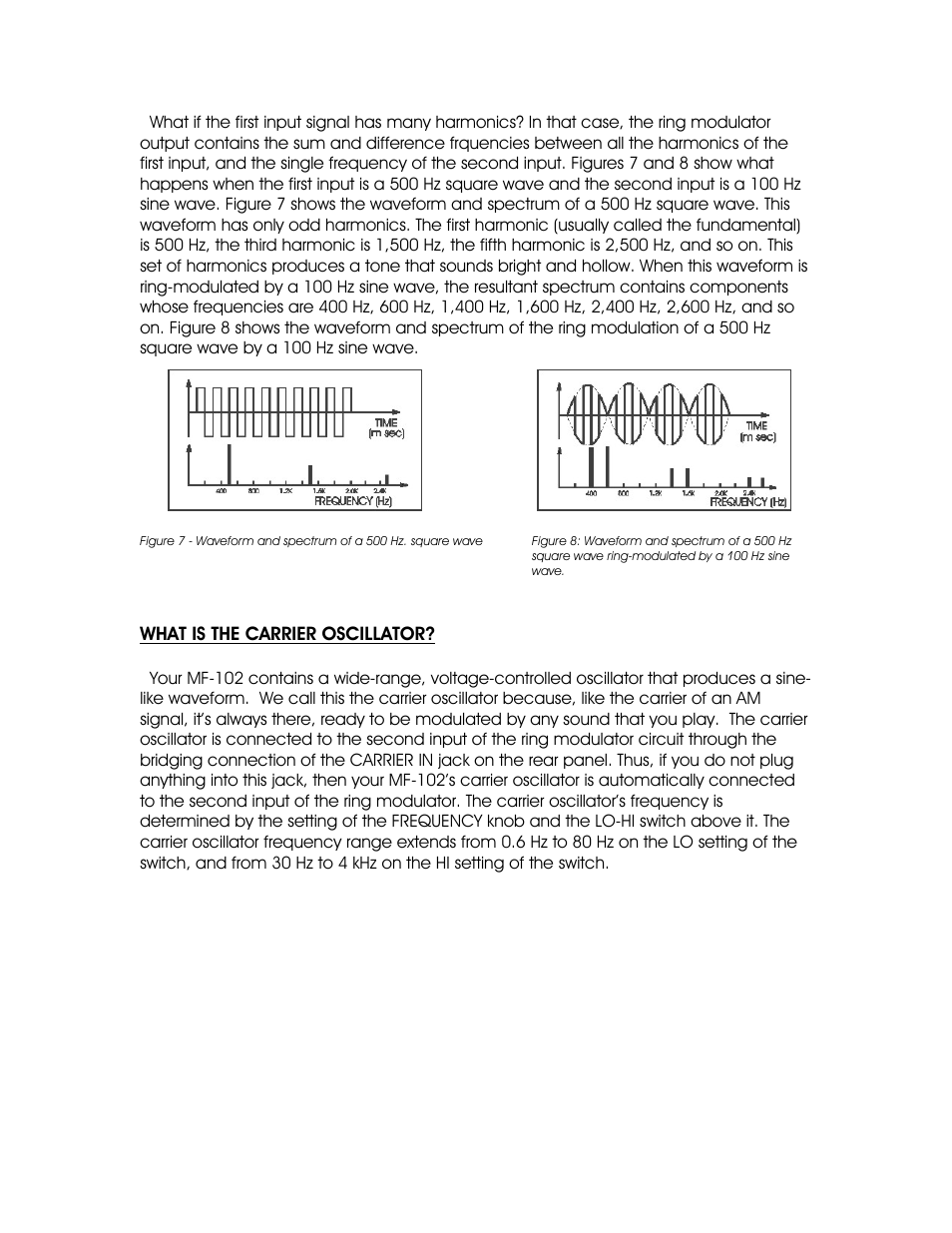 Moog Music MF-102 Ring Modulator User Manual | Page 7 / 15
