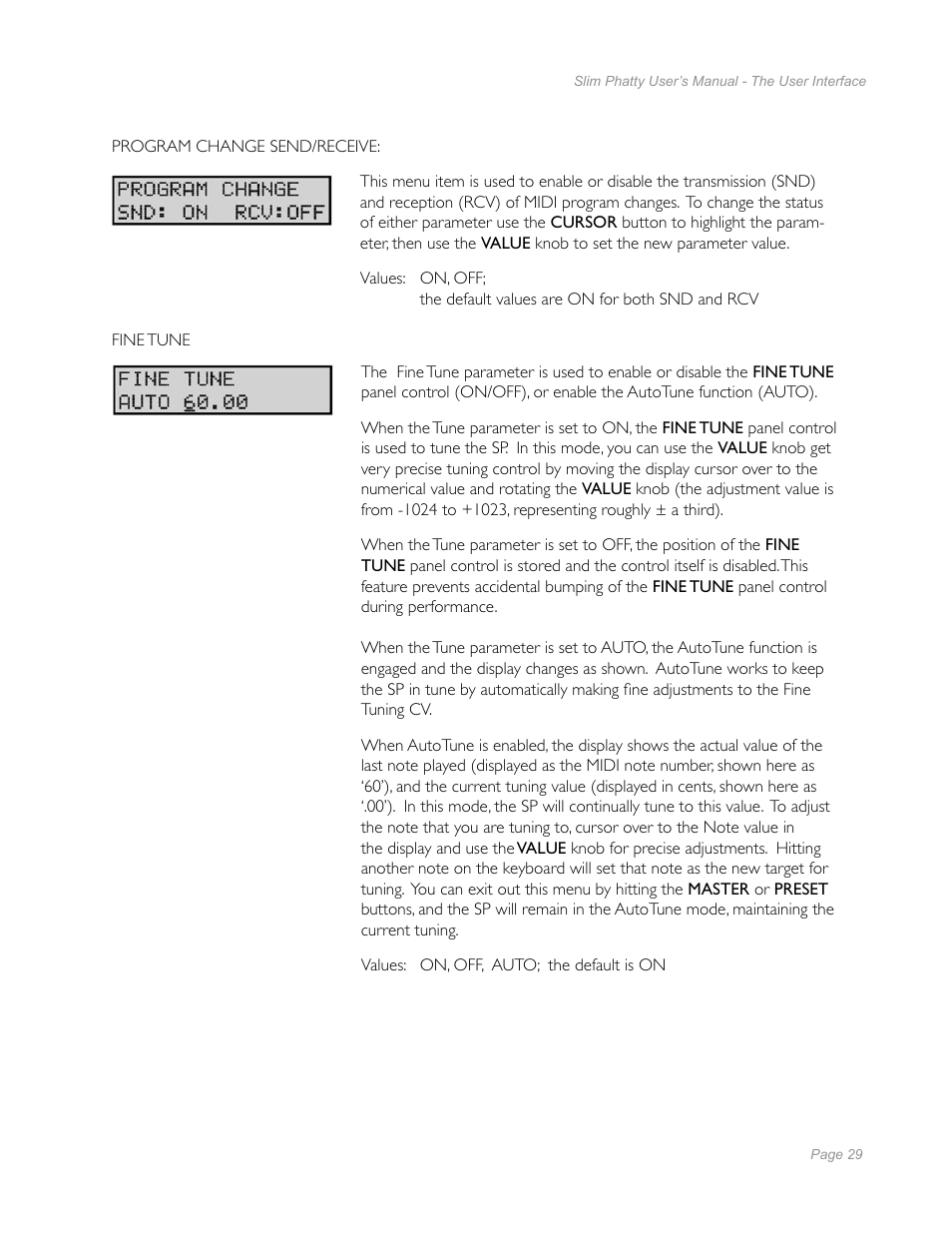 Moog Music Slim Phatty User Manual | Page 27 / 75