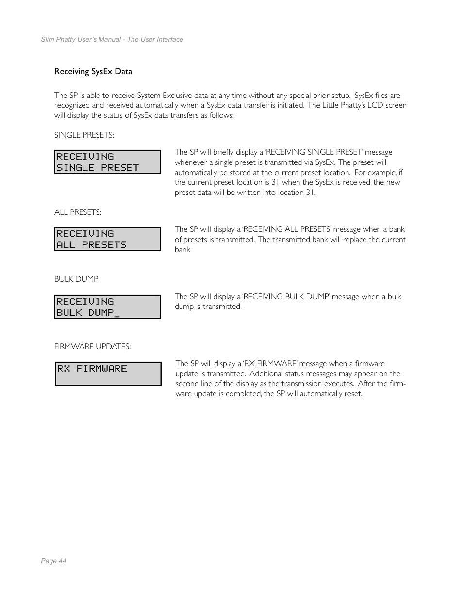 Moog Music Slim Phatty User Manual | Page 42 / 75