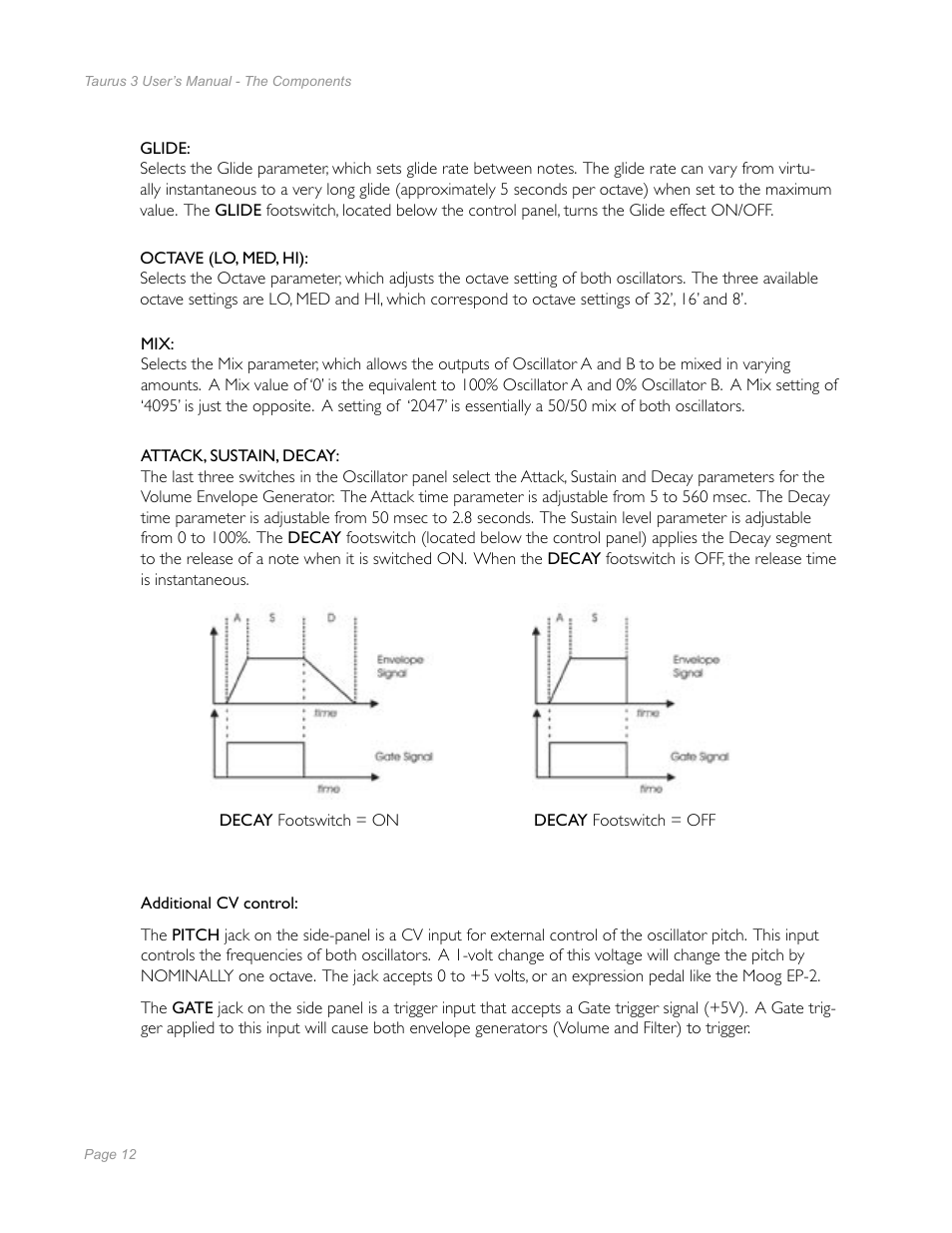 Moog Music Taurus 3 Bass Pedals User Manual | Page 10 / 60