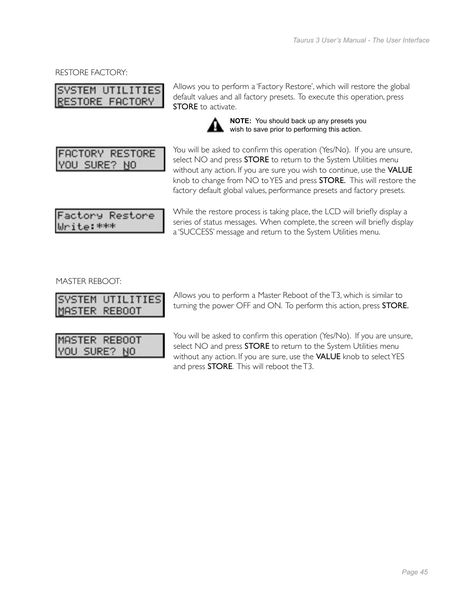 Moog Music Taurus 3 Bass Pedals User Manual | Page 43 / 60