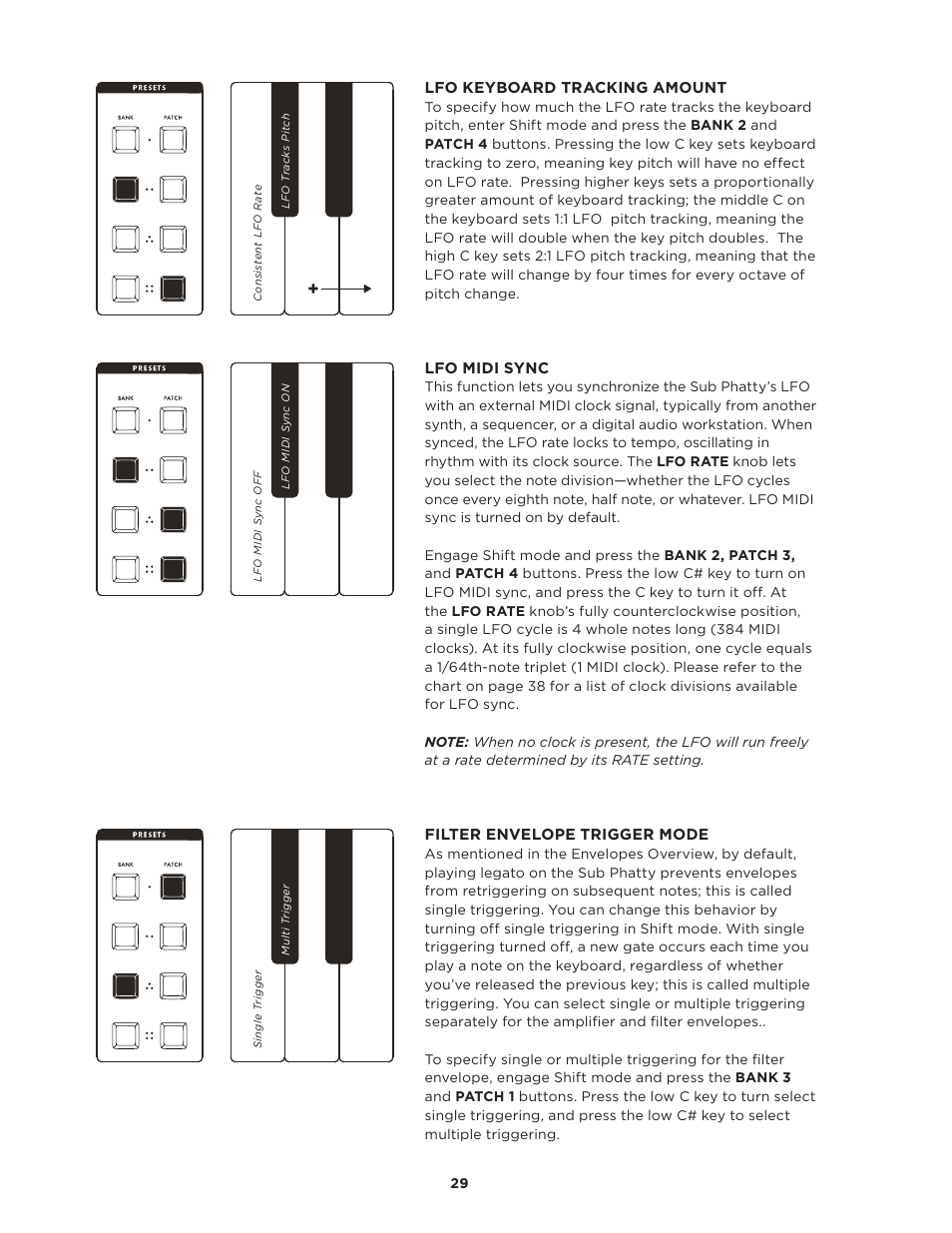 Moog Music SUB PHATTY User Manual | Page 29 / 44