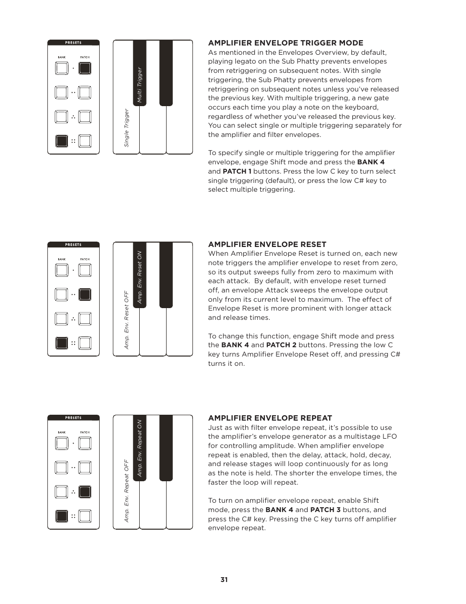 Moog Music SUB PHATTY User Manual | Page 31 / 44
