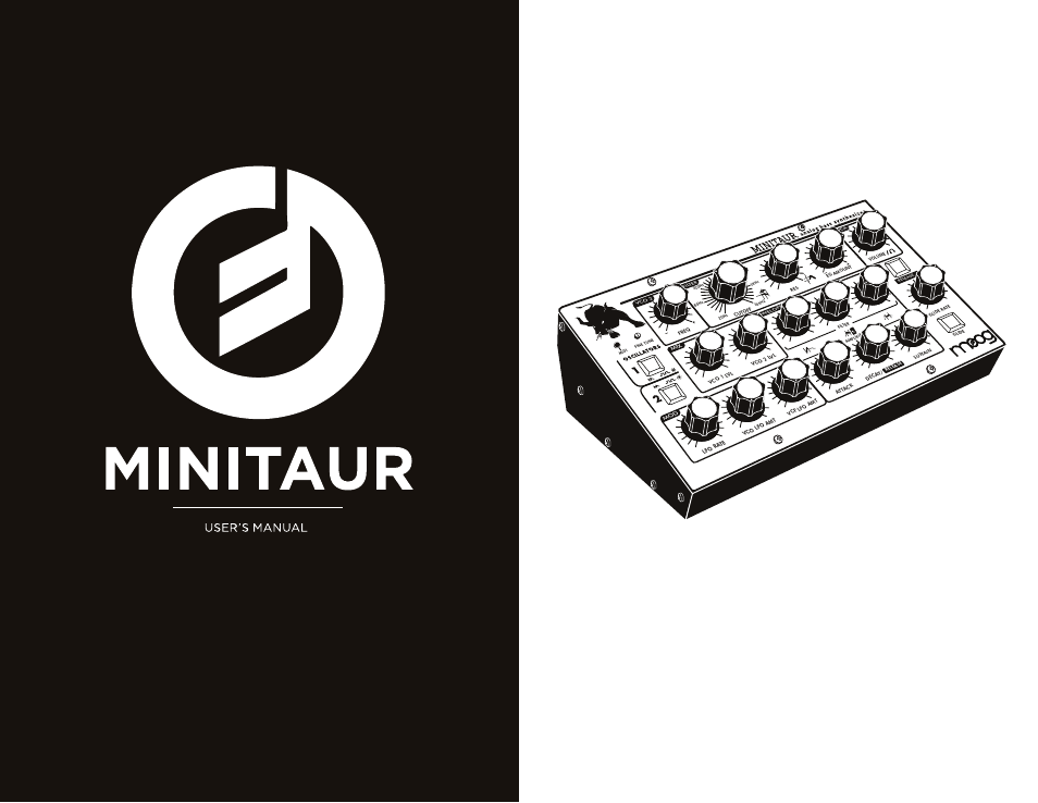 Moog Music MINITAUR User Manual | 20 pages