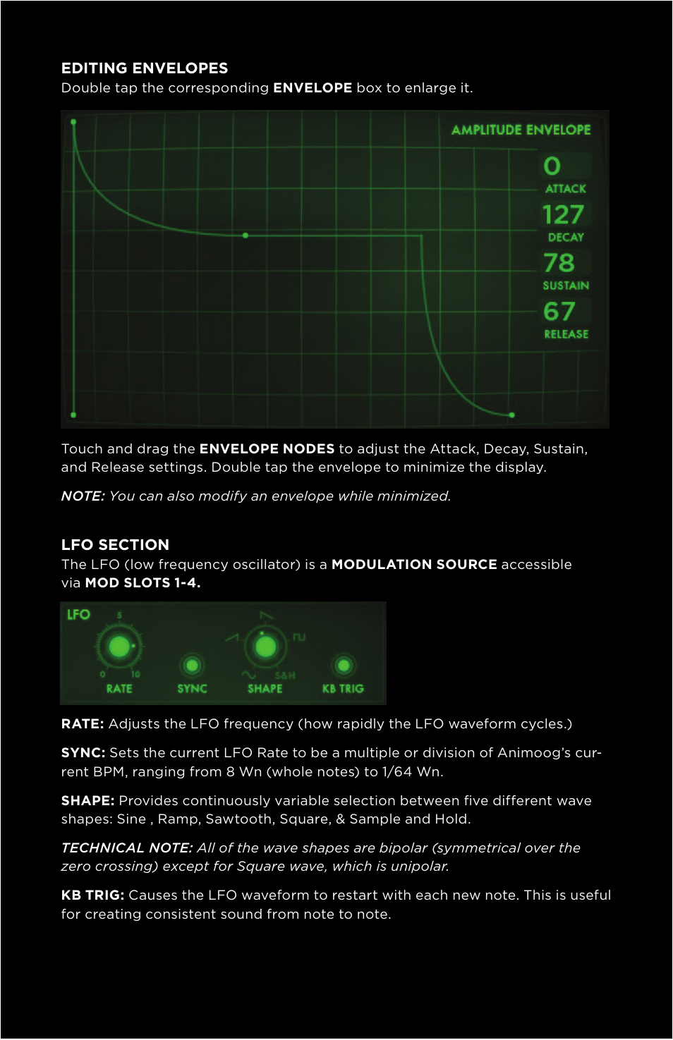 Moog Music Animoog for iPhone User Manual | Page 19 / 28
