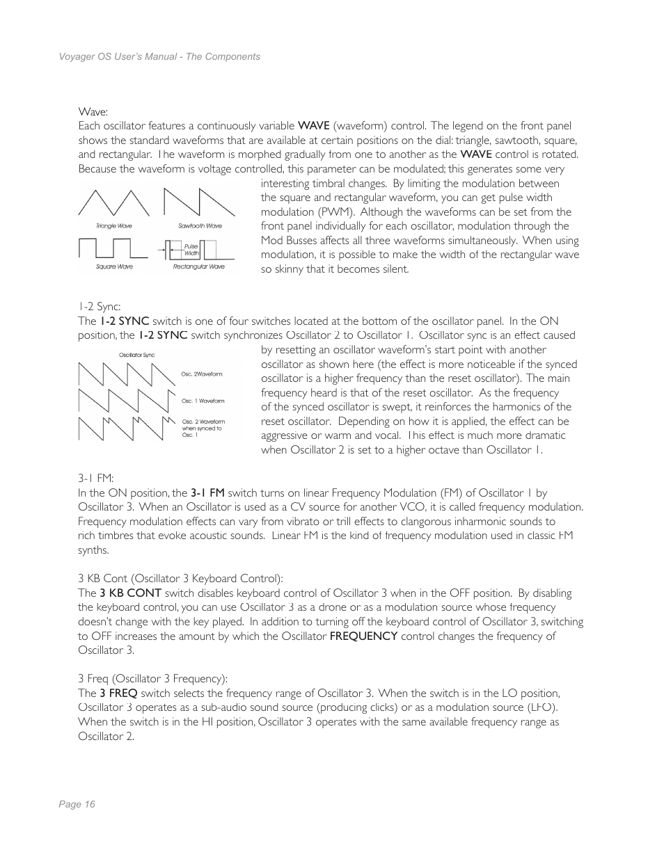 Moog Music Voyager Old School User Manual | Page 14 / 57