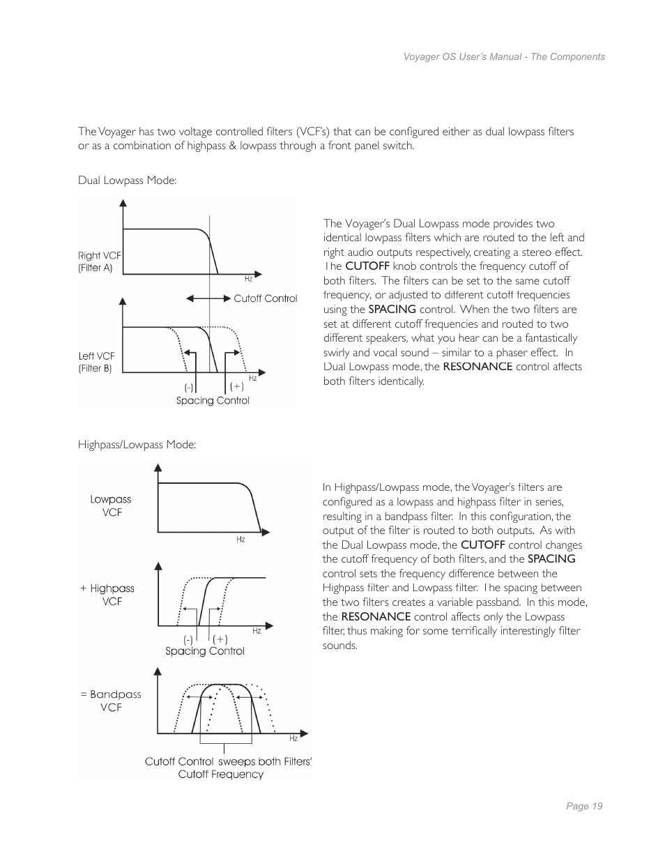 Moog Music Voyager Old School User Manual | Page 17 / 57