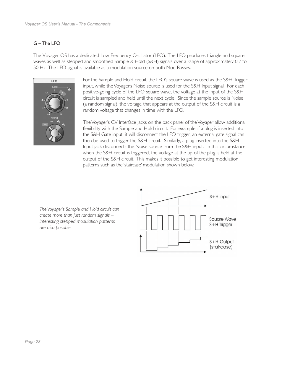 Moog Music Voyager Old School User Manual | Page 26 / 57