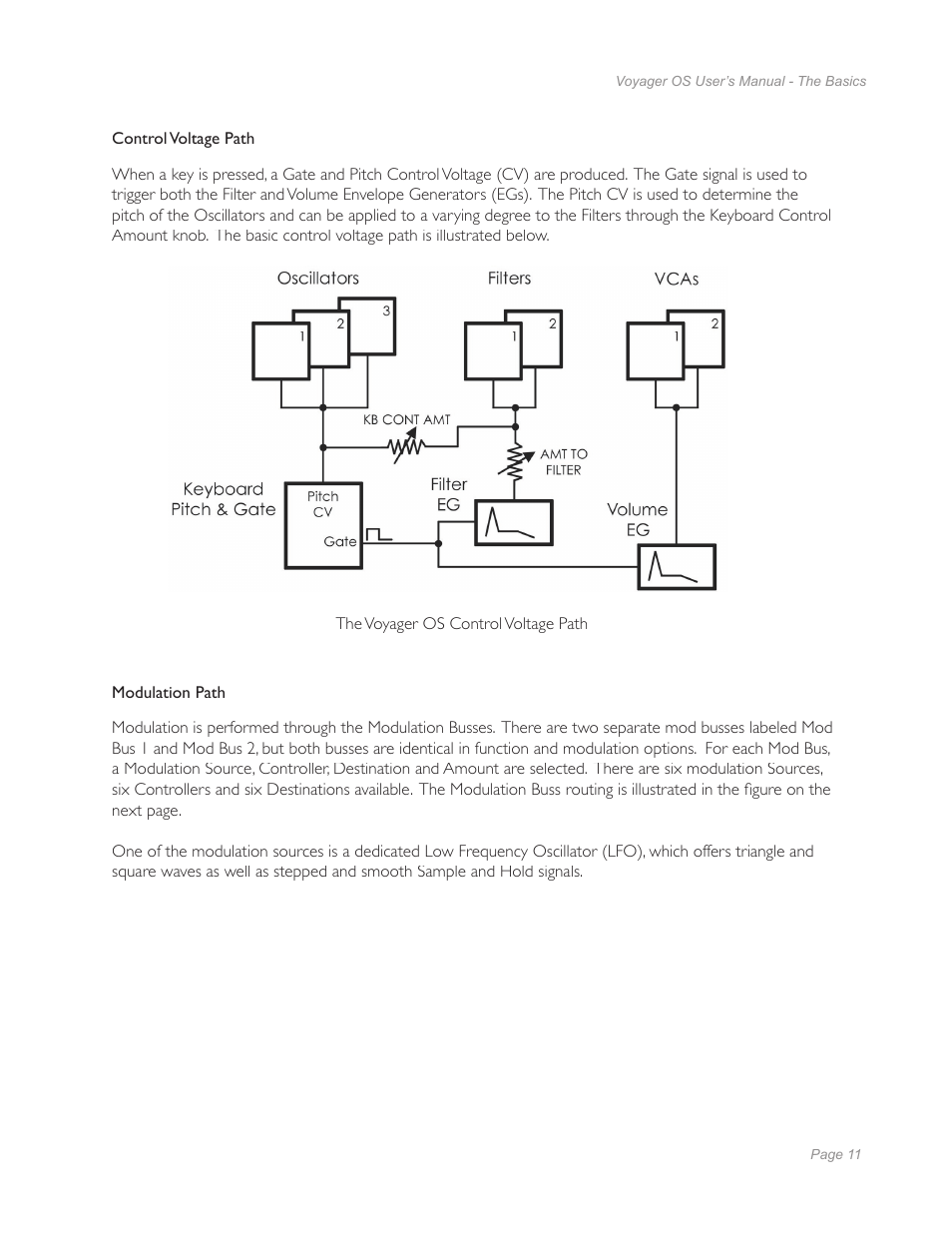Moog Music Voyager Old School User Manual | Page 9 / 57