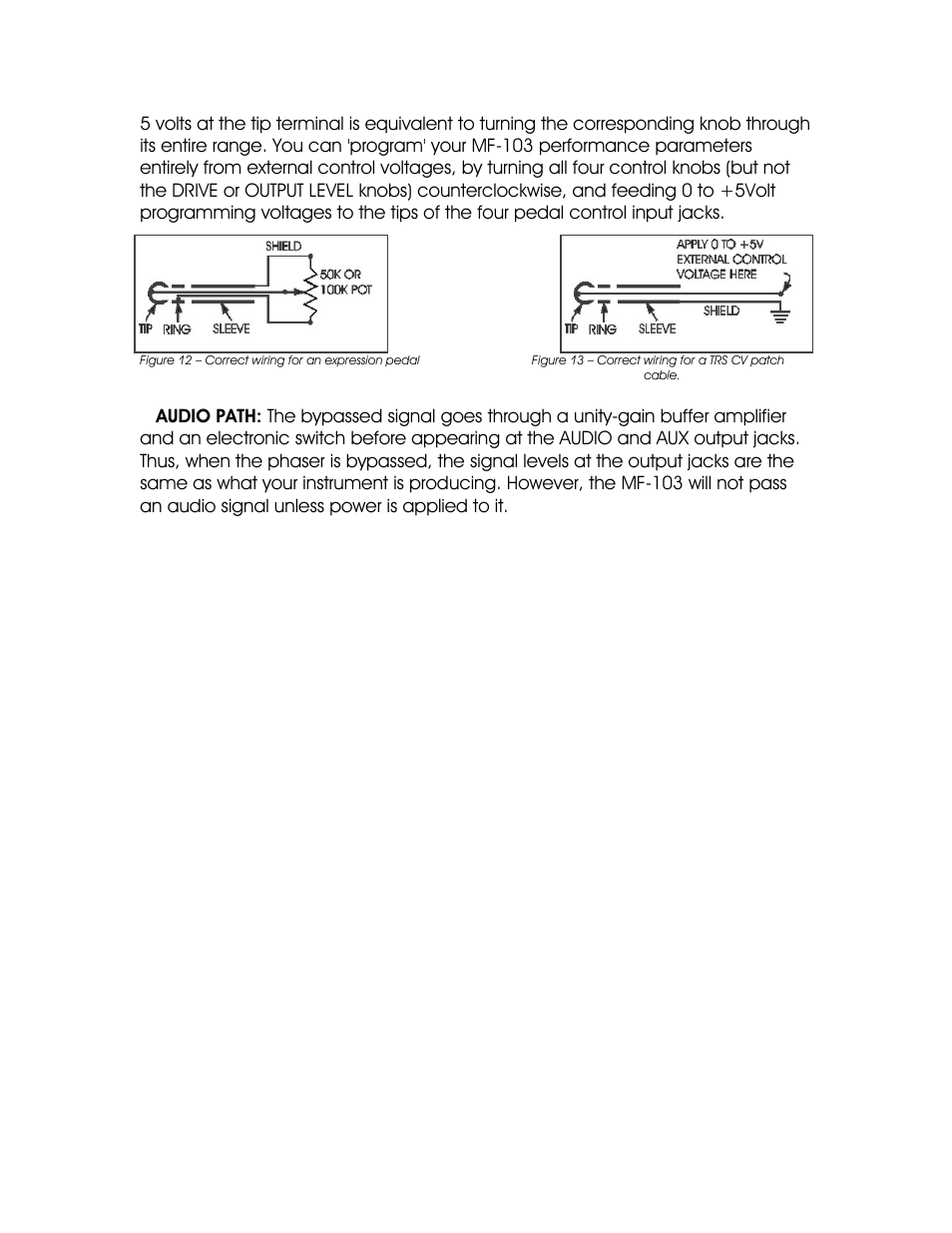 Moog Music MF-103 12-Stage Phaser User Manual | Page 13 / 16