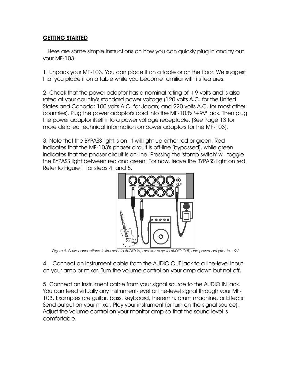 Moog Music MF-103 12-Stage Phaser User Manual | Page 3 / 16