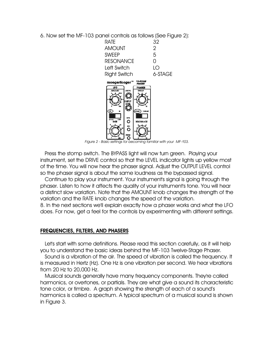 Moog Music MF-103 12-Stage Phaser User Manual | Page 4 / 16