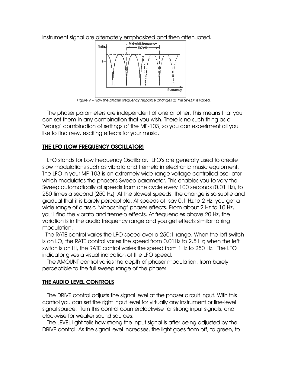 Moog Music MF-103 12-Stage Phaser User Manual | Page 8 / 16