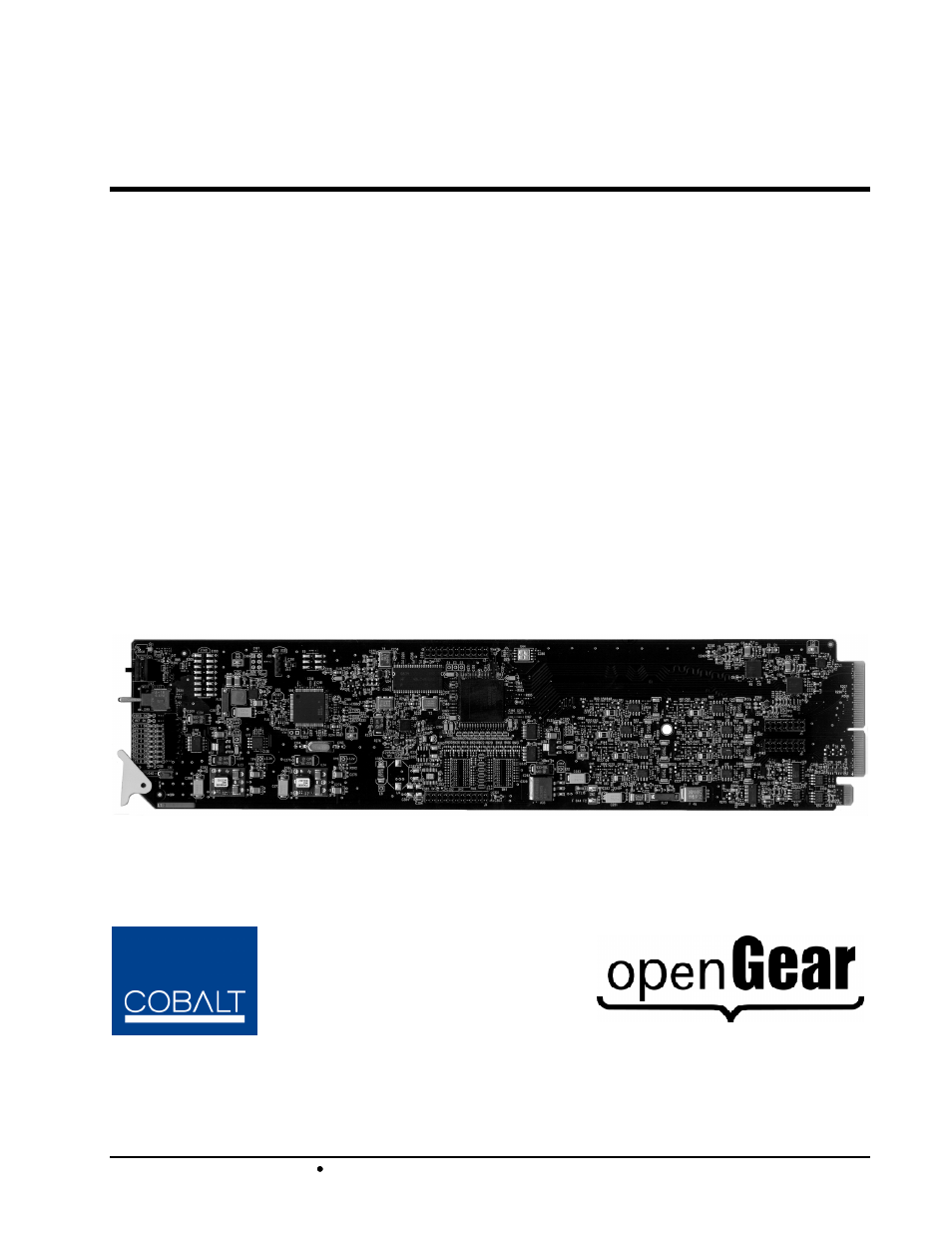 Cobalt Digital COMPASS 9275 HD_SD-SDI Analog Audio De-Embedder User Manual | 46 pages