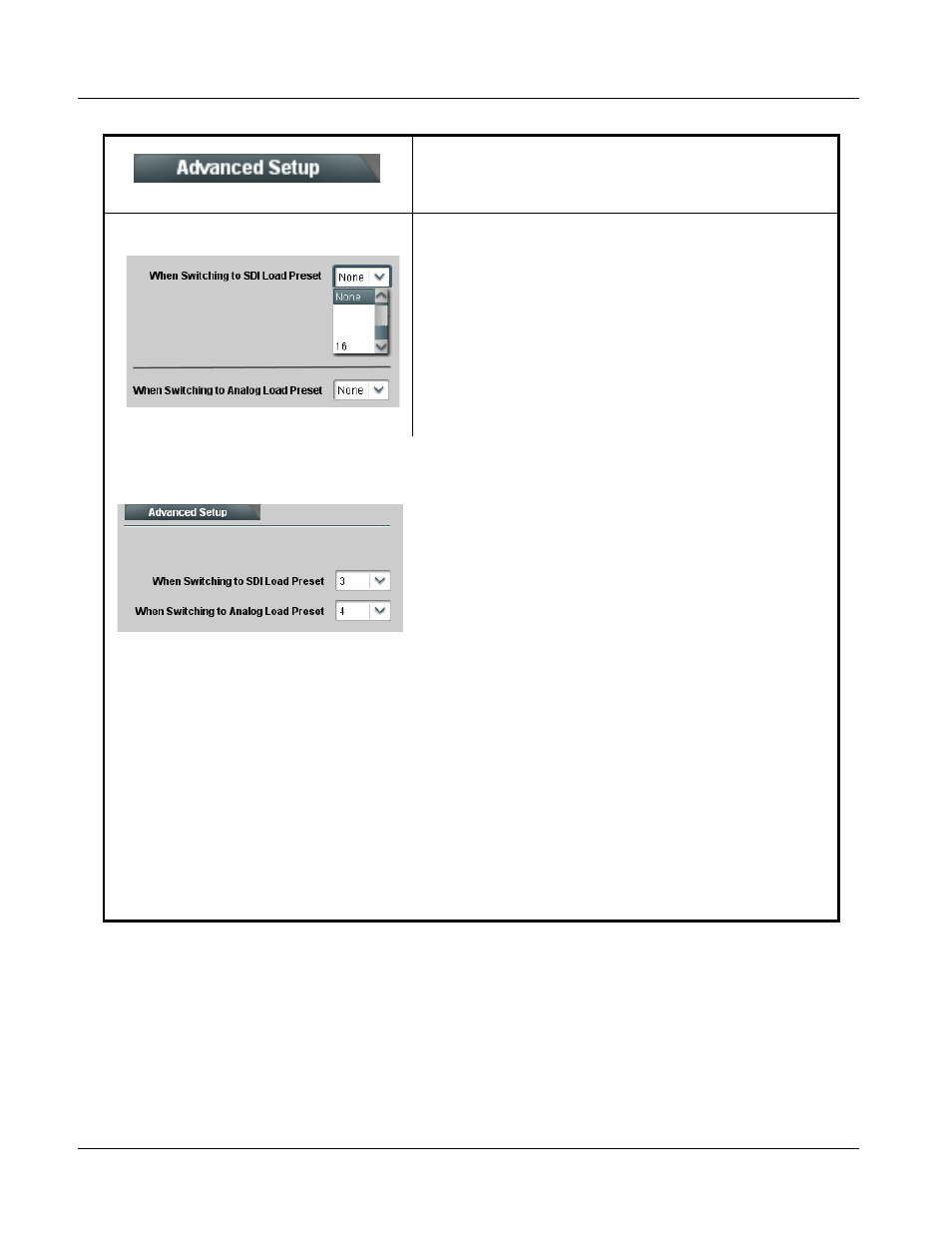 Advanced setup, Advanced setup -58, 9061 function submenu list and descriptions | Cobalt Digital COMPASS 9061 Up_Down_Cross Converter User Manual | Page 102 / 118