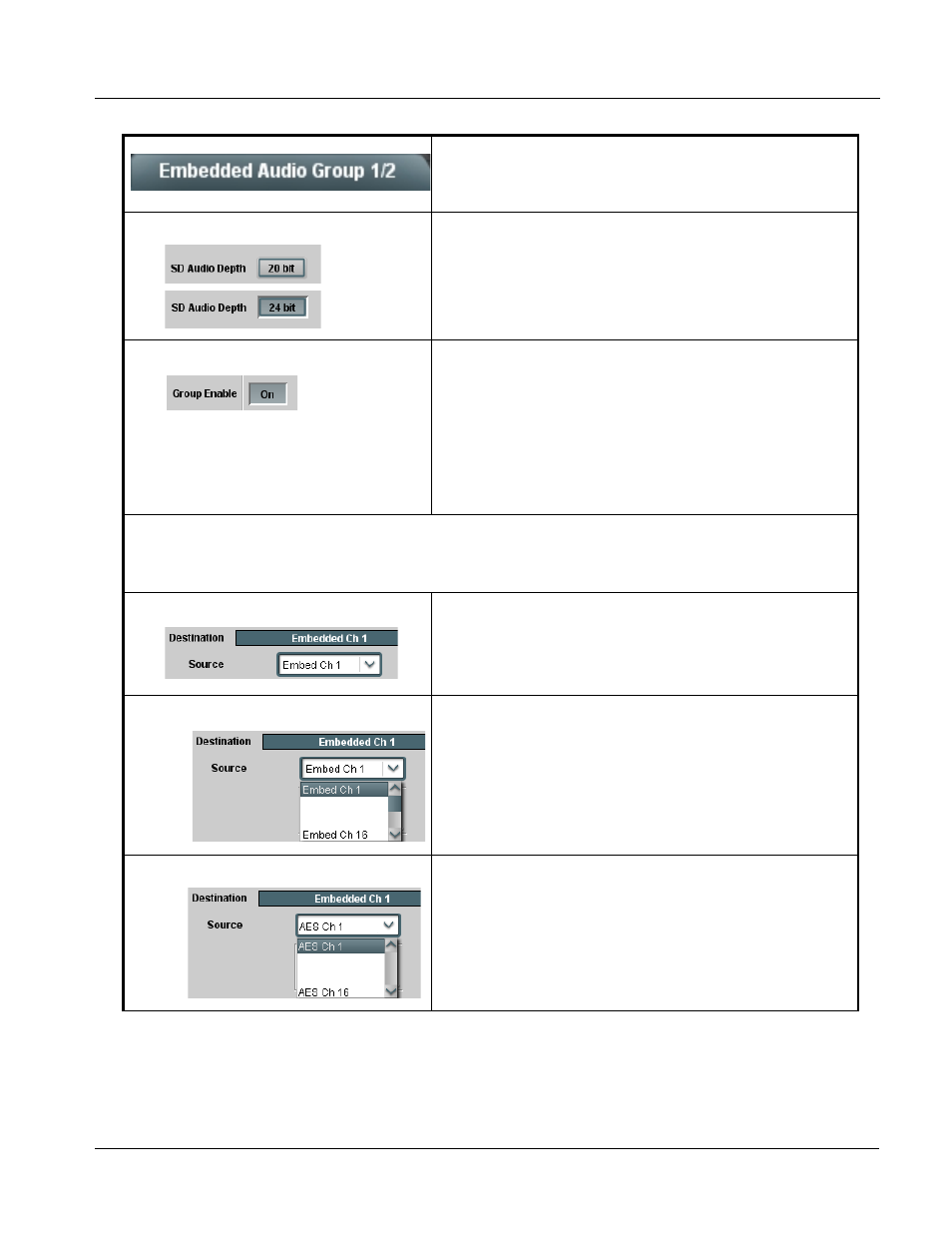Operating instructions, 9061 function submenu list and descriptions | Cobalt Digital COMPASS 9061 Up_Down_Cross Converter User Manual | Page 77 / 118