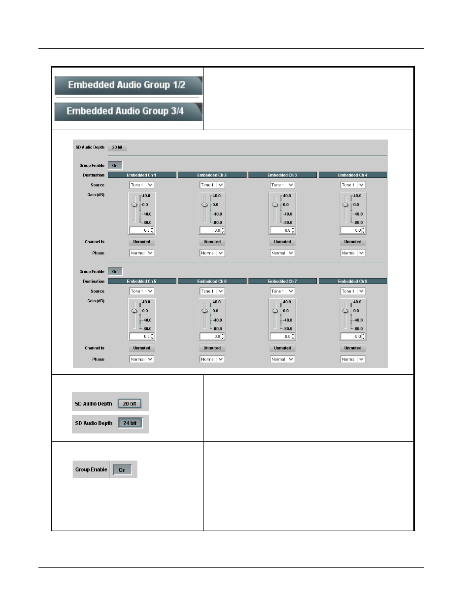 9362 function submenu list and descriptions | Cobalt Digital COMPASS 9362 HD_SD-SDI Test Signal Generator User Manual | Page 36 / 54