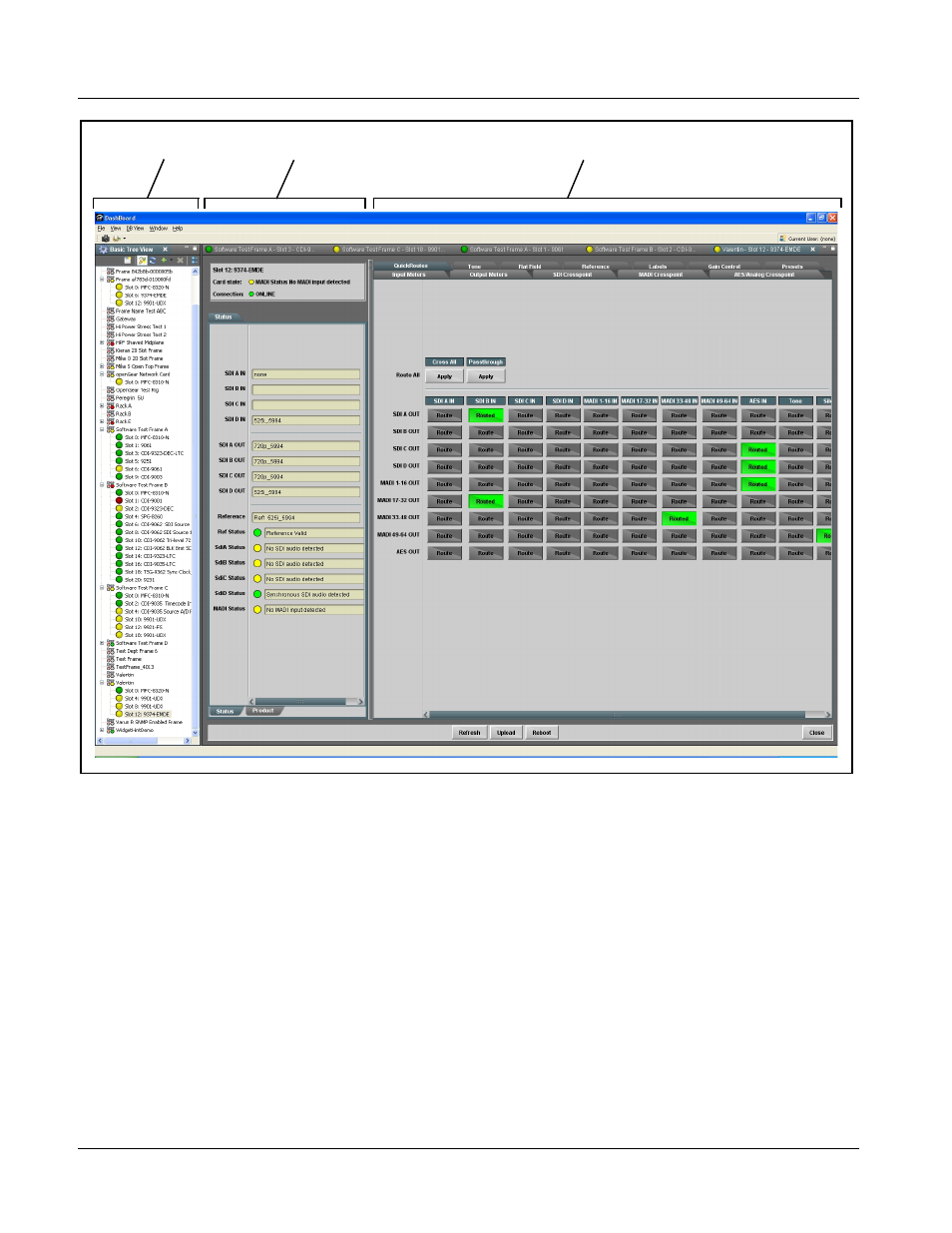 Accessing the 9374-series card via remote control | Cobalt Digital COMPASS 9374-EMDE Quad-Stream SDI – AES – MADI Embedder_De-embedder User Manual | Page 38 / 70