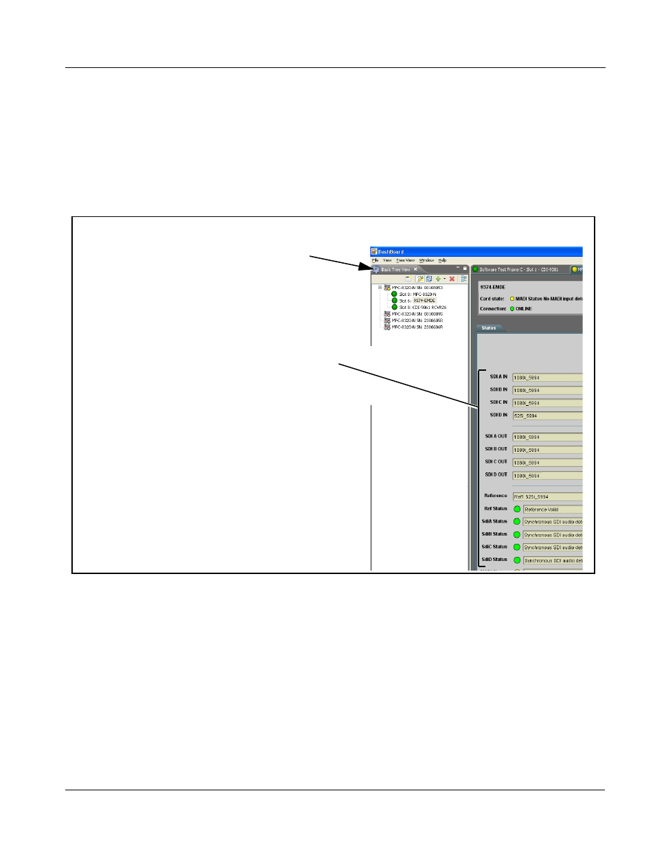 Checking card information, Checking card information -7, Checking card information (p. 3-7) | Operating instructions | Cobalt Digital COMPASS 9374-EMDE Quad-Stream SDI – AES – MADI Embedder_De-embedder User Manual | Page 39 / 70