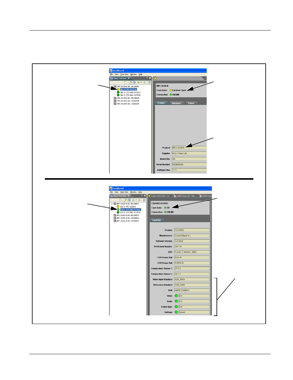 Operating instructions, Troubleshooting | Cobalt Digital COMPASS 9083 HD_SD Frame Sync User Manual | Page 99 / 106