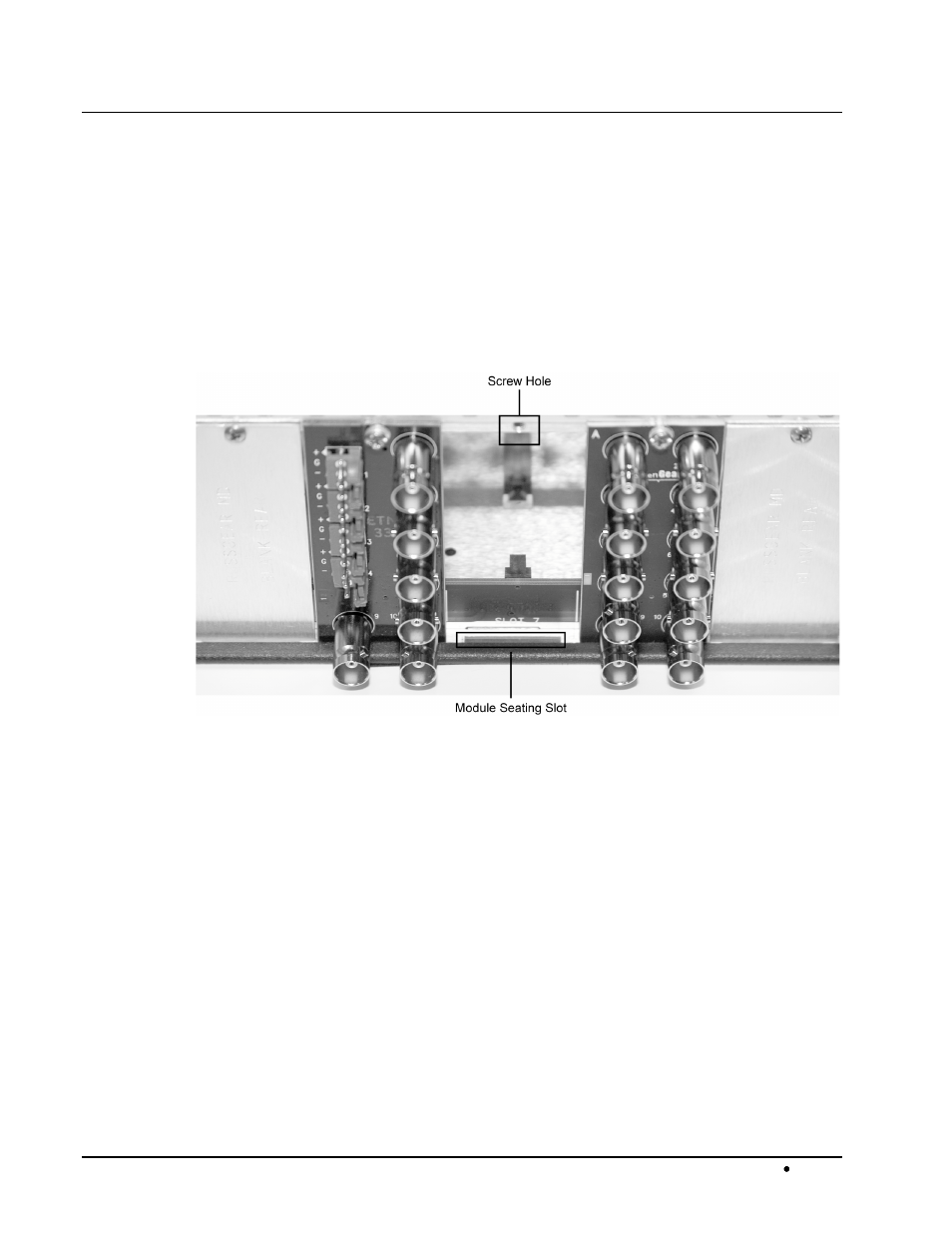 Rear module installation (optional) | Cobalt Digital COMPASS 9005 Triple 3G_HD_SD Reclocking Distribution Amplifier User Manual | Page 10 / 20