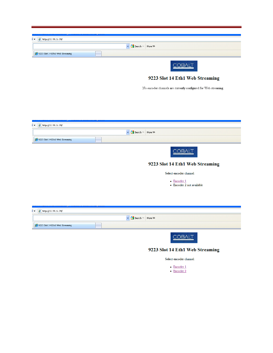 Cobalt Digital COMPASS 9223 Dual-Channel 3G_HD_SD MPEG-4 Encoder User Manual | Page 97 / 100