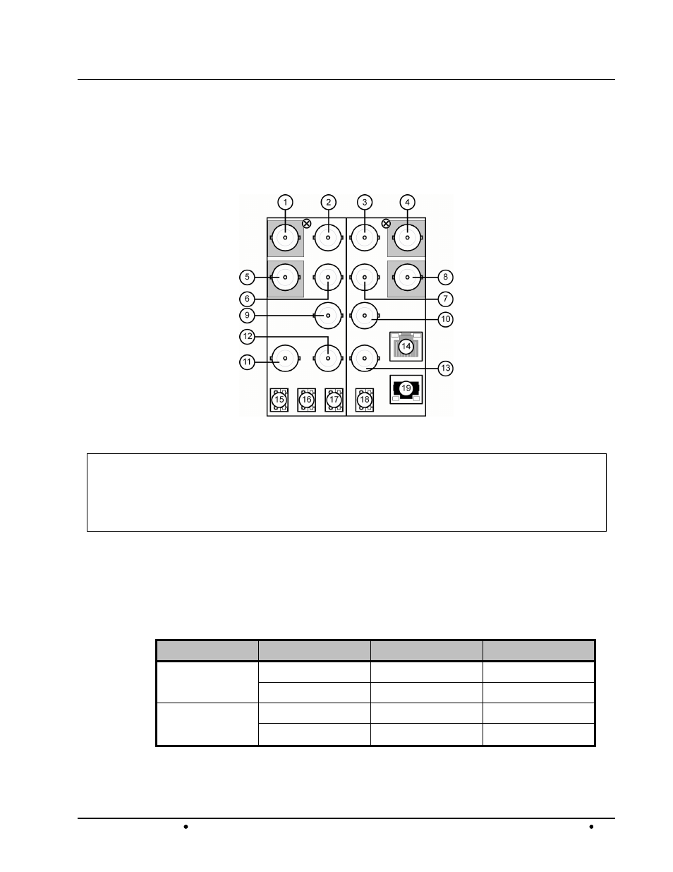 Cabling, Cabling for looping rear modules | Cobalt Digital COMPASS 9229-QS Quad-Split Video Processor User Manual | Page 21 / 63