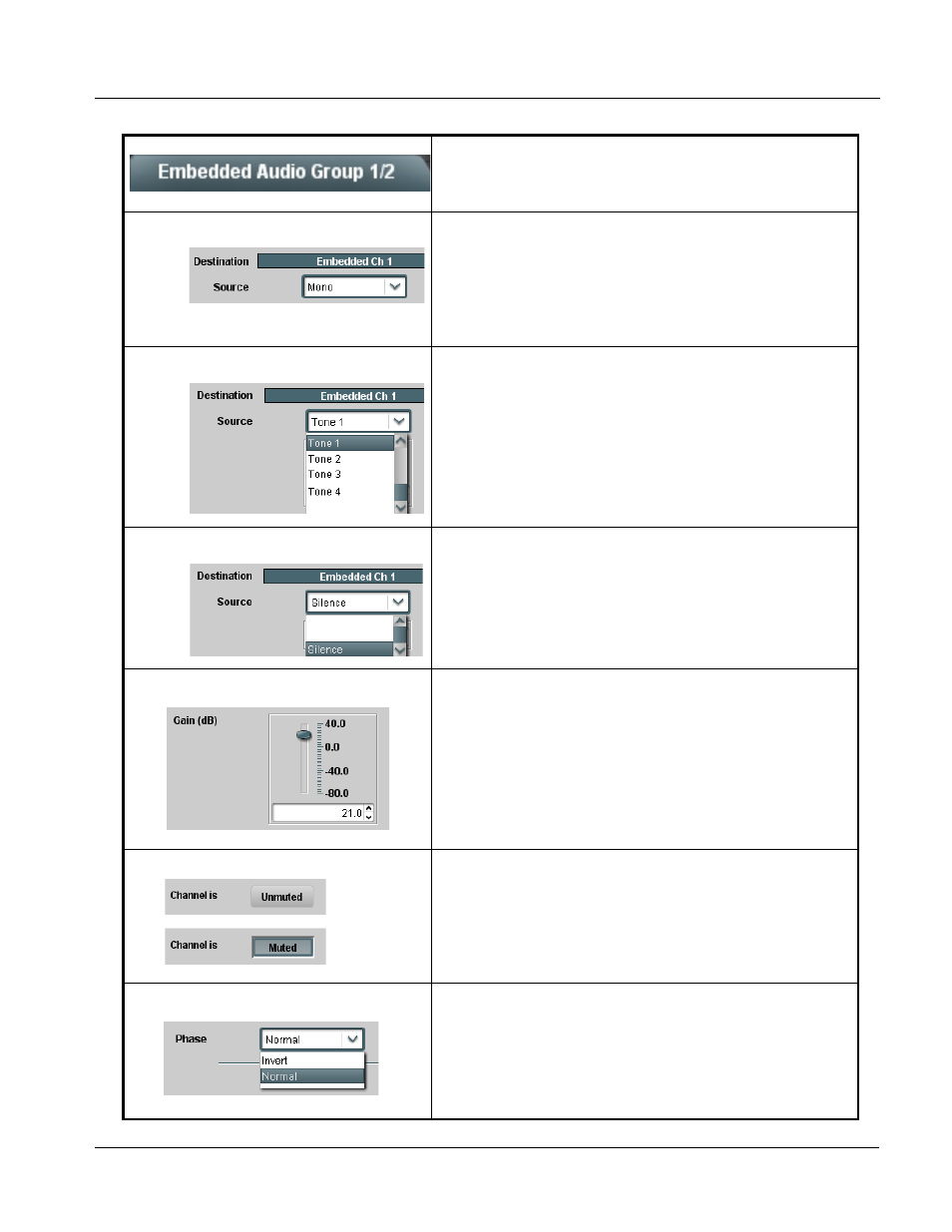 Operating instructions, 9305 function submenu list and descriptions | Cobalt Digital COMPASS 9305 Embedded Audio Delay Processor User Manual | Page 39 / 64