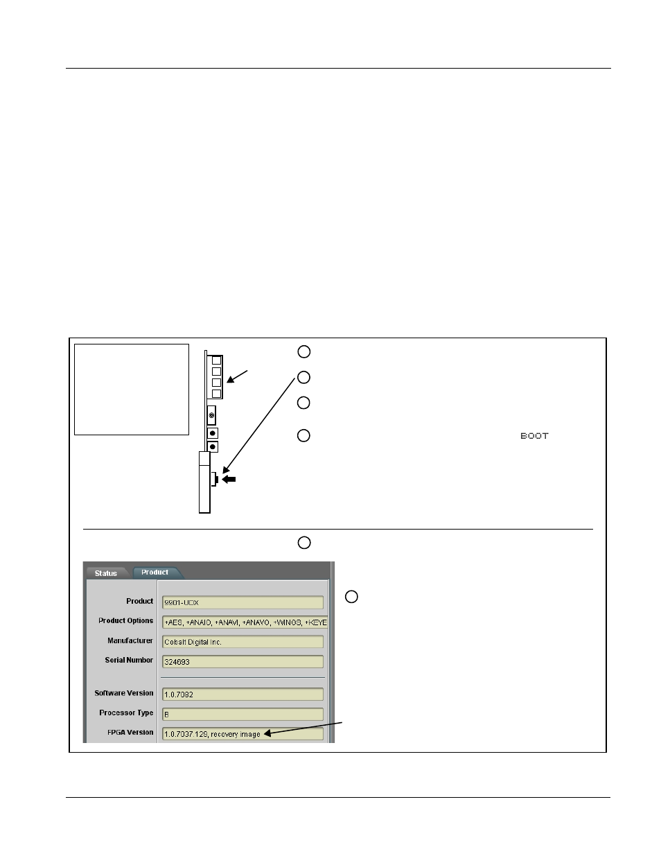 Troubleshooting network/remote control errors, What to do if your card locks up, Troubleshooting network/remote control errors -69 | What to do if your card locks up -69, Operating instructions, Boot | Cobalt Digital FUSION 3G 9931-EMDE 3G_HD_SD-SDI Embedder_De-Embedder User Manual | Page 121 / 124