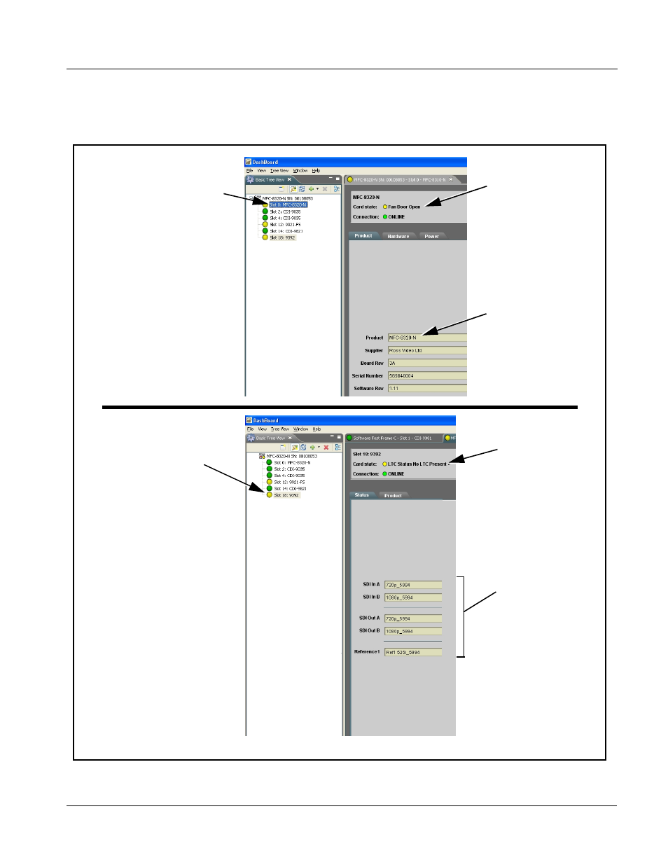 Operating instructions, Troubleshooting | Cobalt Digital COMPASS 9392 3G_HD_SD-SDI Dual-Channel Timecode Burn-In Inserter User Manual | Page 45 / 50