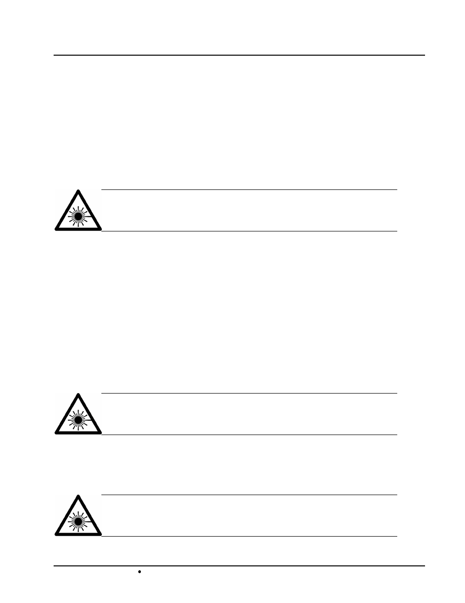 Important laser safety measures and notices, Safety measures for operation, Safety measures for maintenance and servicing | Laser information | Cobalt Digital COMPASS 9216-OE-DM AES_EBU Fiber Audio De-Embedder User Manual | Page 5 / 53