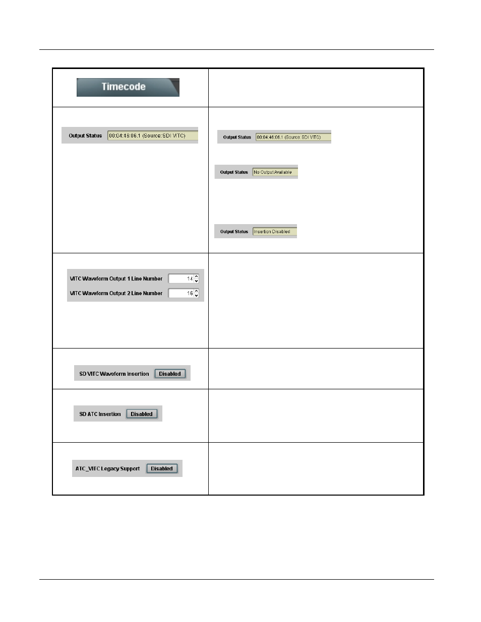 9822 function submenu list and descriptions | Cobalt Digital COMPASS 9822 Downconverter User Manual | Page 68 / 86