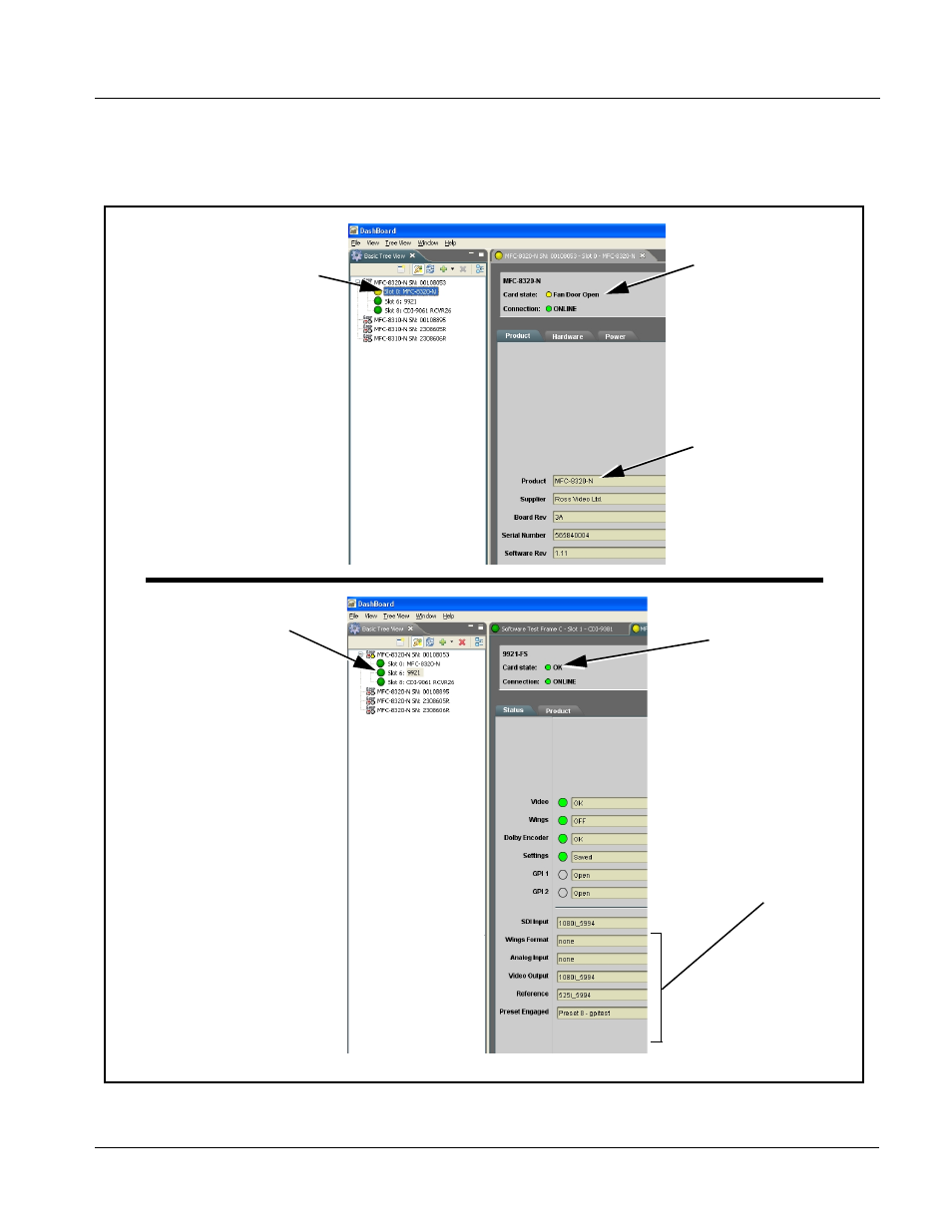 Operating instructions, Troubleshooting | Cobalt Digital FUSION 3G 9921-FS 3G_HD_SD Frame Sync User Manual | Page 117 / 124