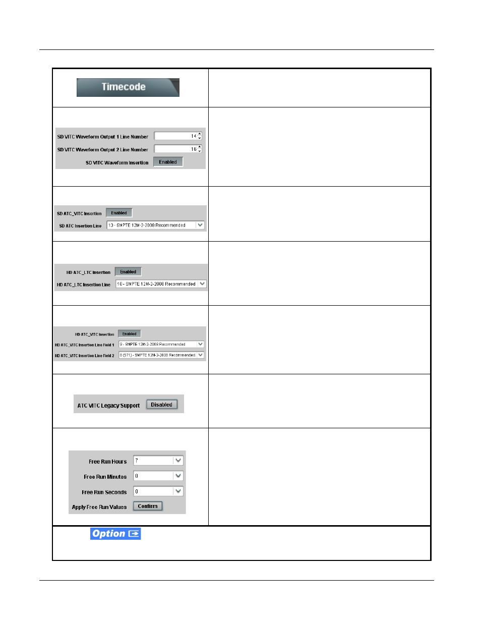 9921-fs function submenu list and descriptions | Cobalt Digital FUSION 3G 9921-FS 3G_HD_SD Frame Sync User Manual | Page 70 / 124