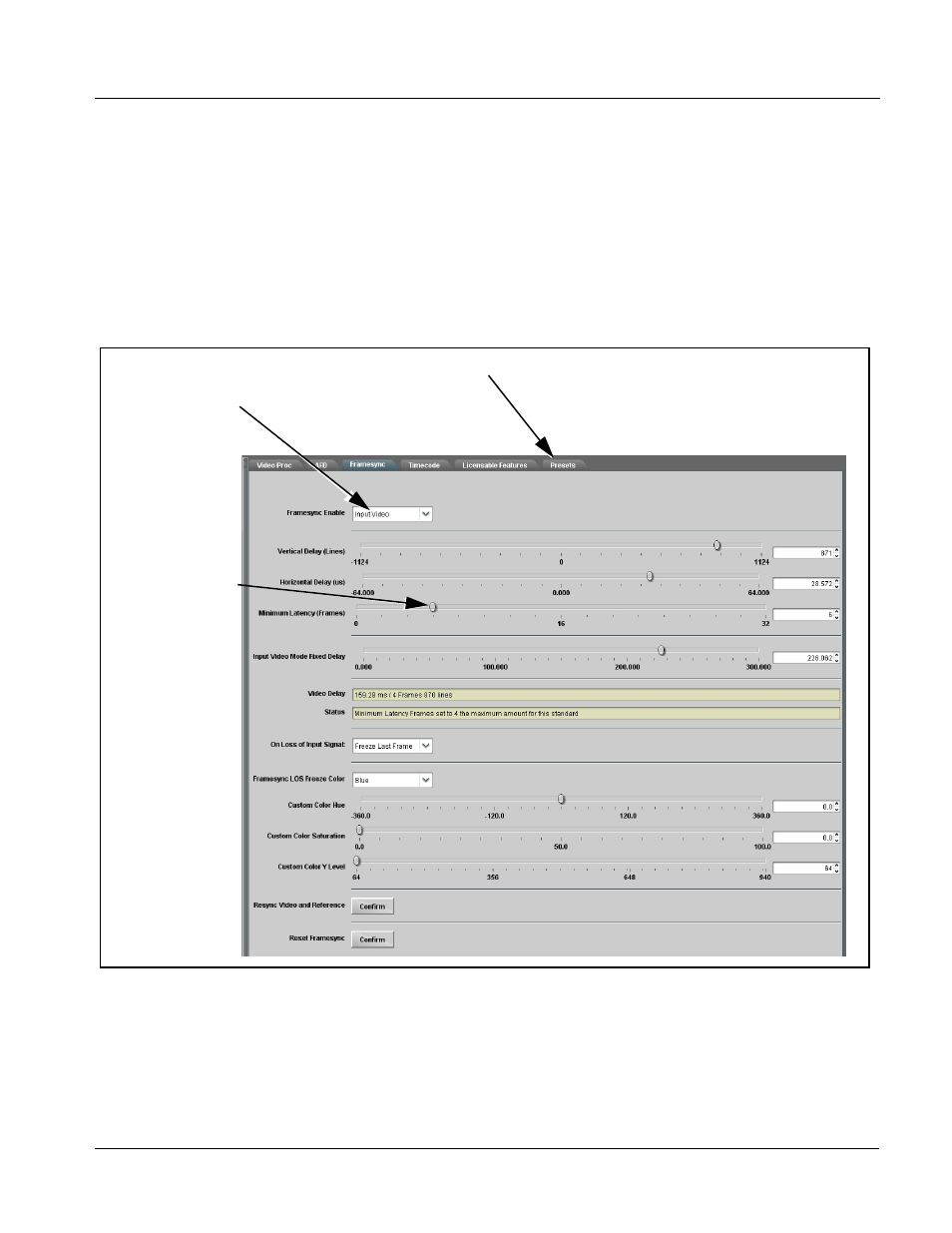 Dashboard™ user interface -3, Operating instructions | Cobalt Digital COMPASS 9082 HD_SD Frame Sync User Manual | Page 29 / 56