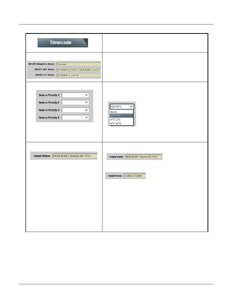 9082 function submenu list and descriptions | Cobalt Digital COMPASS 9082 HD_SD Frame Sync User Manual | Page 42 / 56