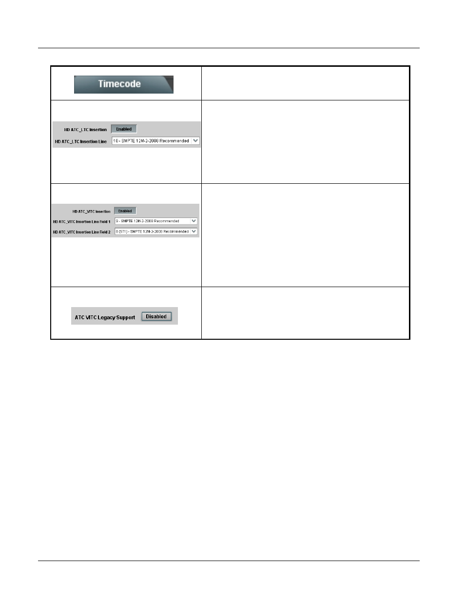9082 function submenu list and descriptions | Cobalt Digital COMPASS 9082 HD_SD Frame Sync User Manual | Page 44 / 56