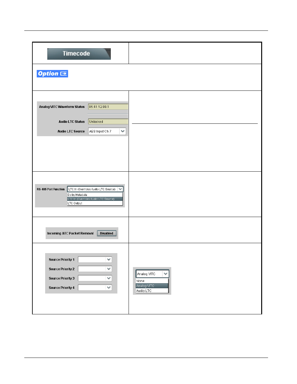 9033 function submenu list and descriptions | Cobalt Digital COMPASS 9033 Input Processing Analog to Digital Video User Manual | Page 70 / 90