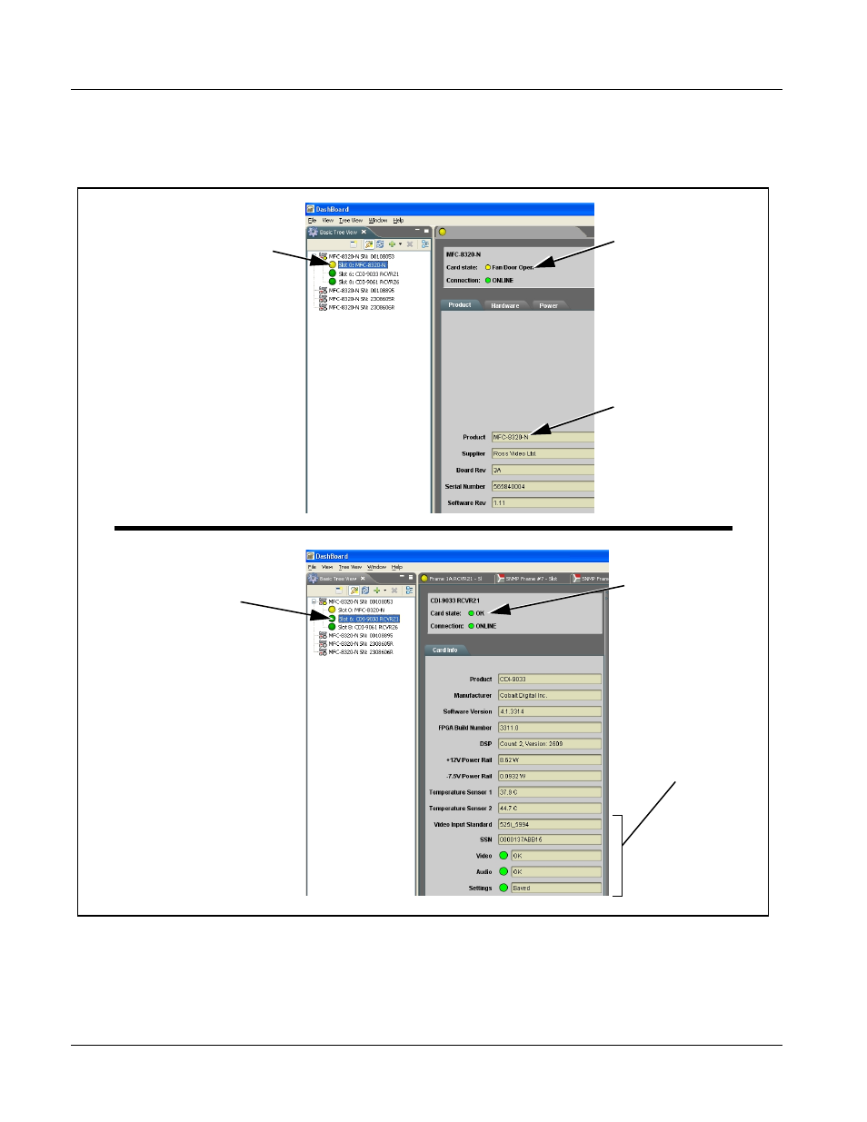 Troubleshooting | Cobalt Digital COMPASS 9033 Input Processing Analog to Digital Video User Manual | Page 84 / 90