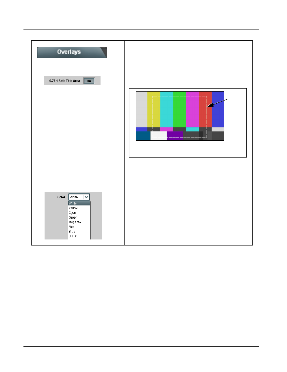9062 function submenu list and descriptions | Cobalt Digital COMPASS 9062 Up_Down_Cross Converter User Manual | Page 56 / 92