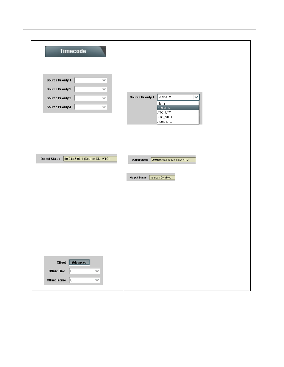 9062 function submenu list and descriptions | Cobalt Digital COMPASS 9062 Up_Down_Cross Converter User Manual | Page 72 / 92