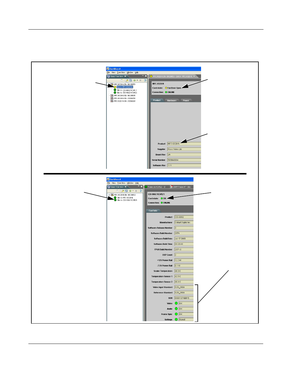 Operating instructions, Troubleshooting | Cobalt Digital COMPASS 9062 Up_Down_Cross Converter User Manual | Page 85 / 92