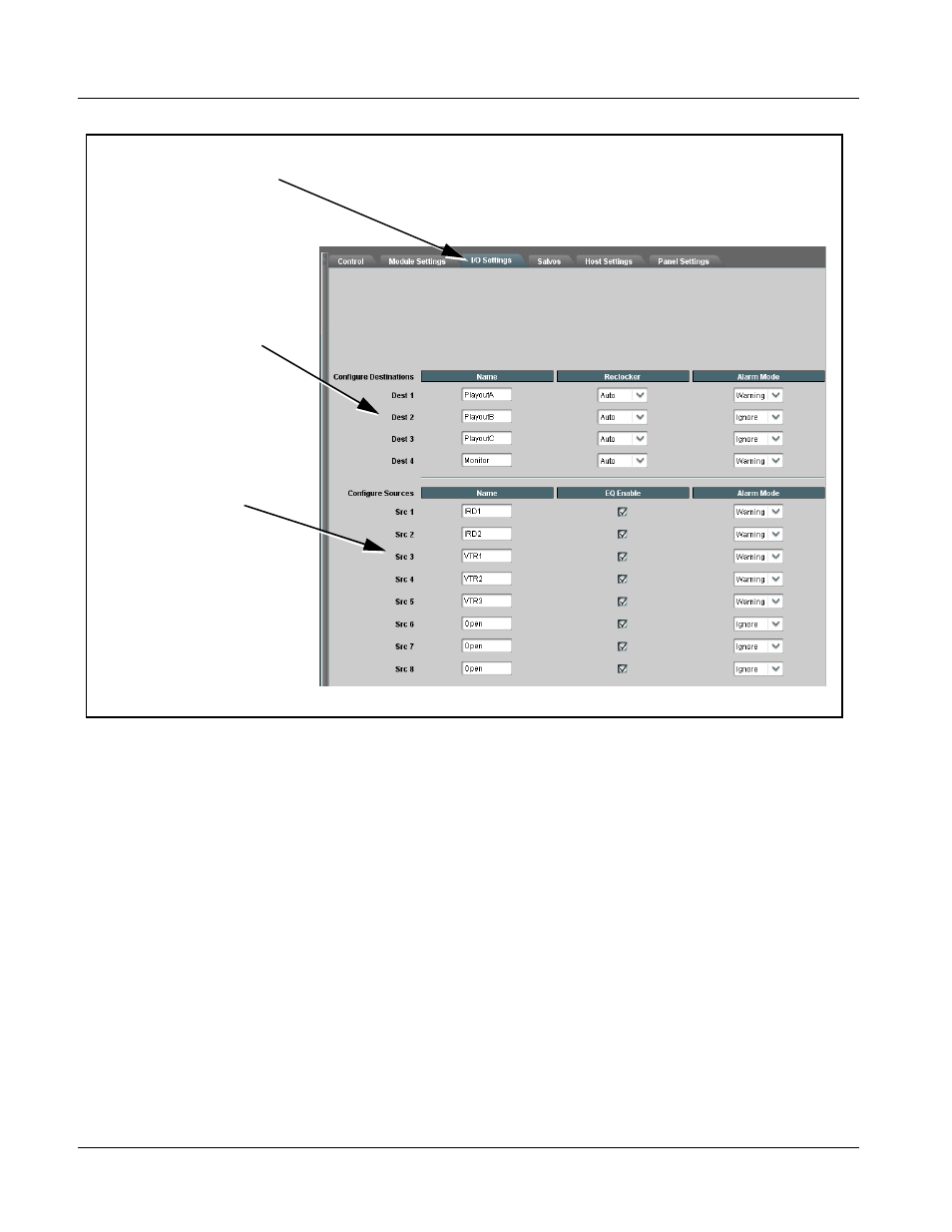 Control and display descriptions | Cobalt Digital COMPASS 9284 3G_HD_SD-SDI 8X4 Video Routing Switch User Manual | Page 38 / 58